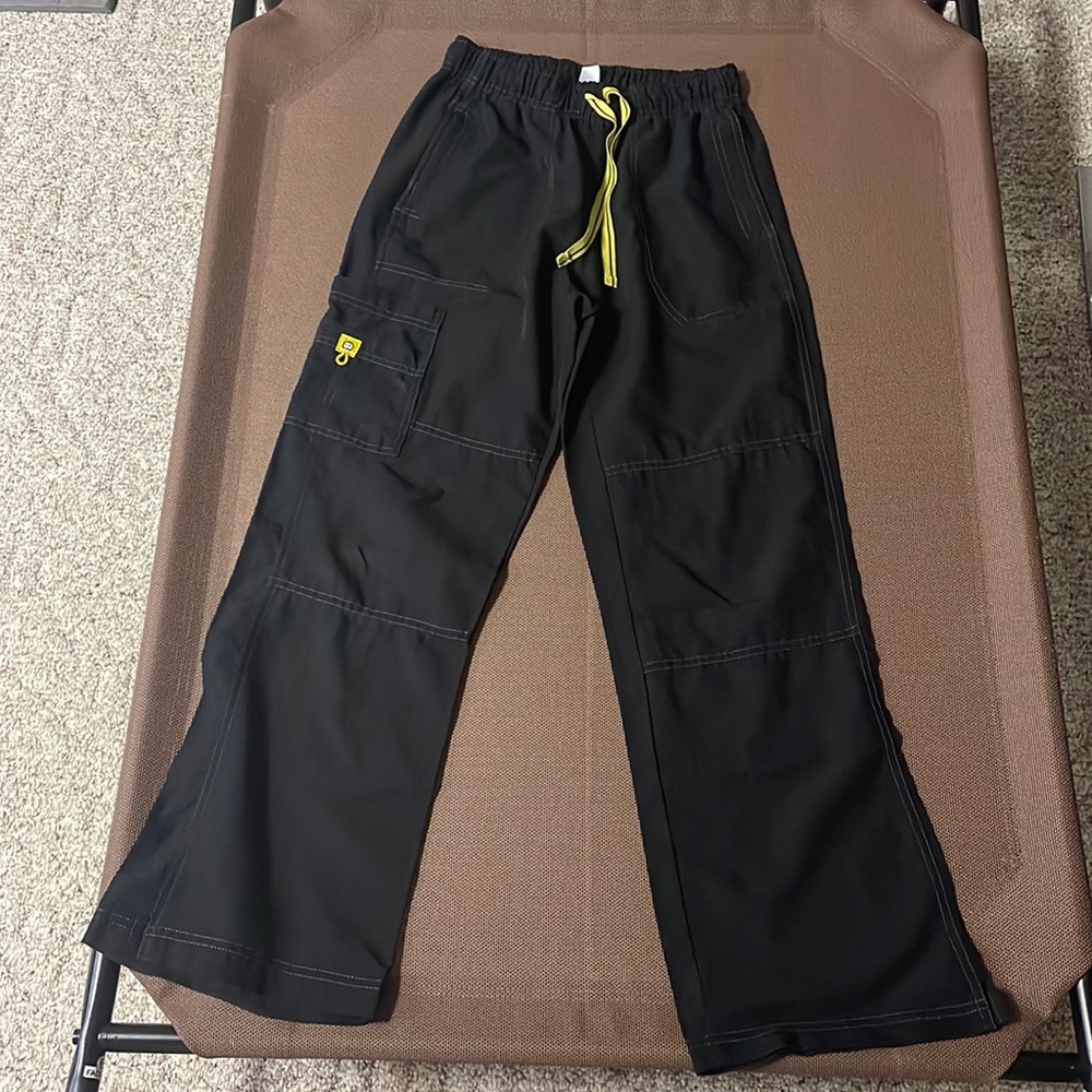 Small WonderWink Black Scrub Bottoms